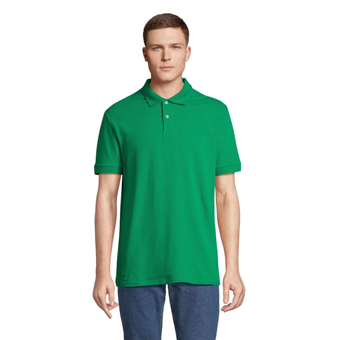Polo Homme à personnaliser coton PACIFIC Vert Prairie